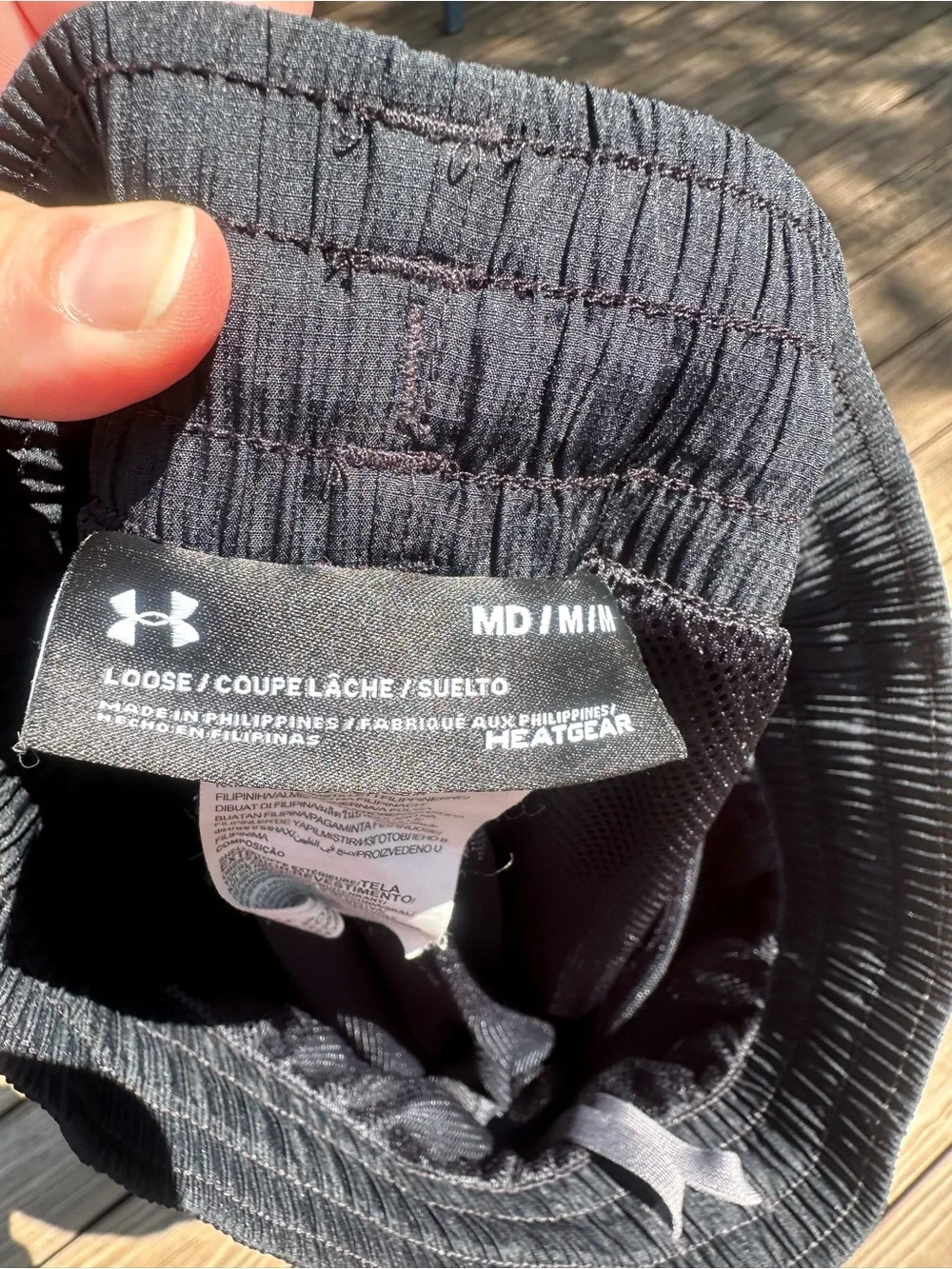 Under Armour Black mens Sweatpants with Side Zippers